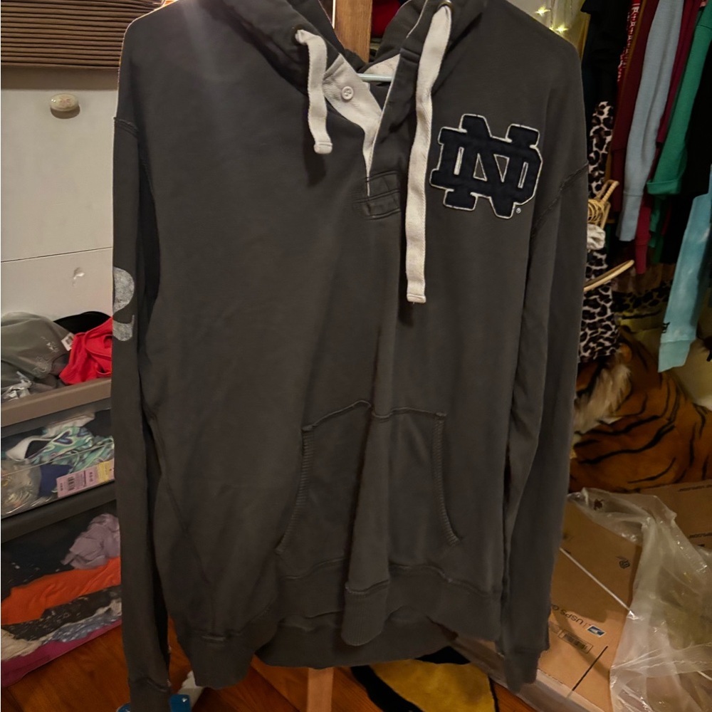 Notre Dame Dark Gray Hoodie for Men